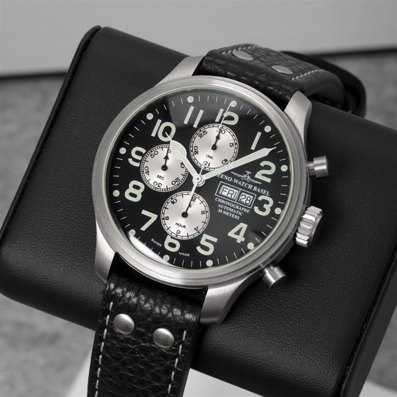 Zeno Watch Basel Pilot Oversized Chrono - Komise