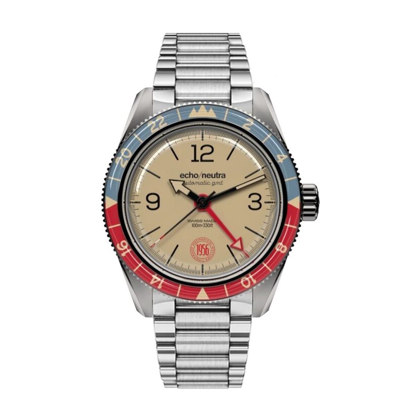 echo/neutra - 1956 GMT Khaki - ocelový náramek