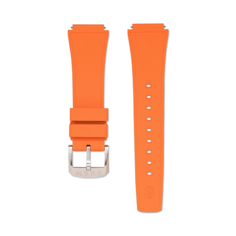 Brew Metric - Orange Rubber Strap 20 mm