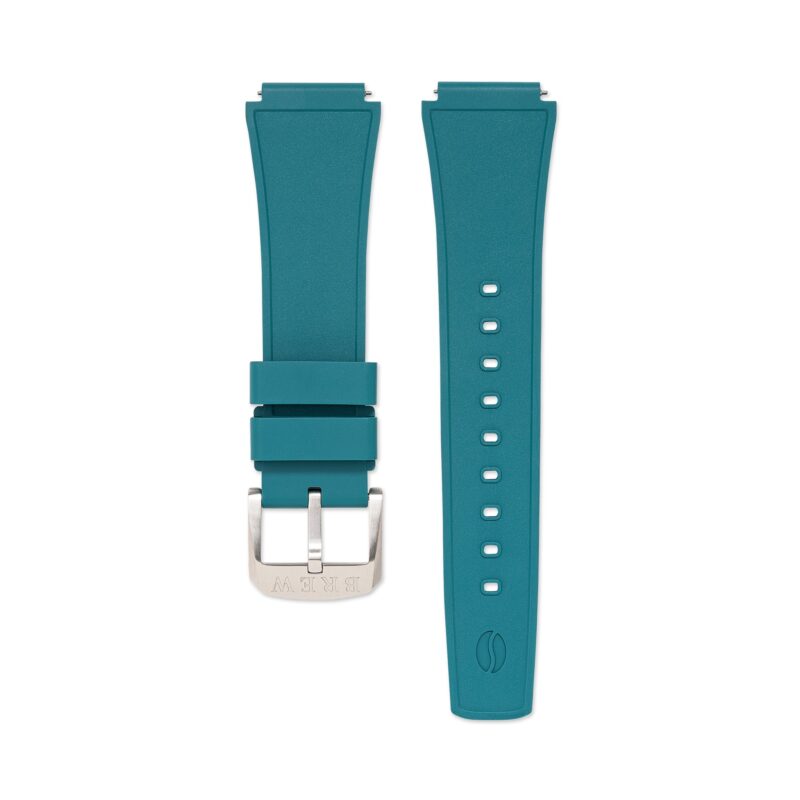 Brew Metric - Teal Rubber Strap 20 mm