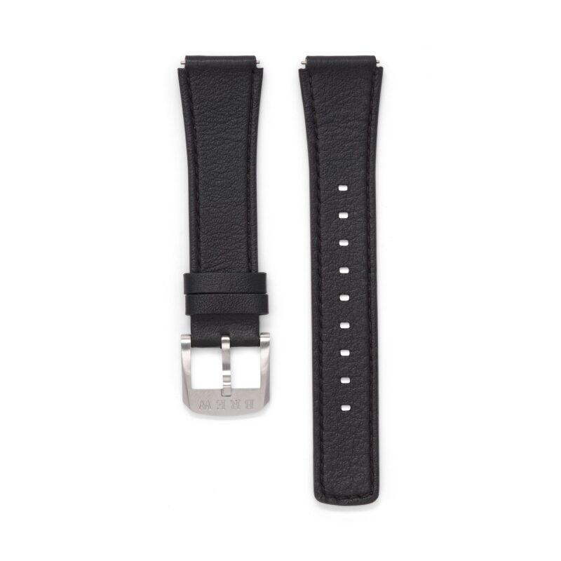 Brew Metric Lite - Black Leather Strap 18 mm